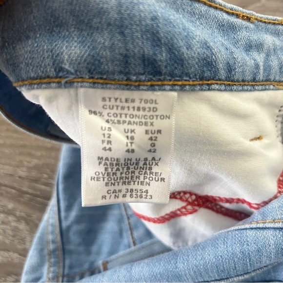 Not Your Doughter’s Jeans Blue Women's Jeans Wide Leg Size 12 - Picture 4 of 7